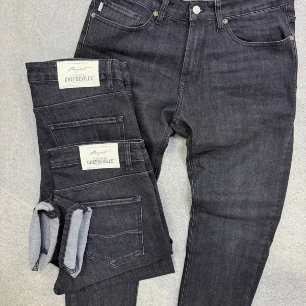 Men's Straight Fit Jeans dark gray