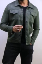 Premium Suede Trucker Jacket – ZACSTORE – Image 11
