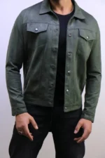Premium Suede Trucker Jacket – ZACSTORE – Image 12