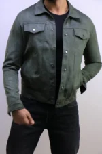 Premium Suede Trucker Jacket – ZACSTORE – Image 10