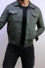 Premium Suede Trucker Jacket – ZACSTORE – Image 9