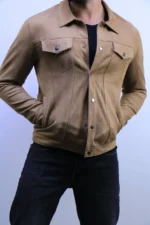 Premium Suede Trucker Jacket – ZACSTORE – Image 7