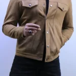 Premium Suede Trucker Jacket – ZACSTORE