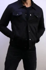 Premium Suede Trucker Jacket – ZACSTORE – Image 14