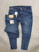 jeans  Men's basic Fit dark blue – Image 5