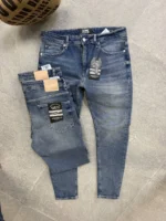 Men’s Slim Fit Blue Denim Jeans – ZACSTORE – Image 2