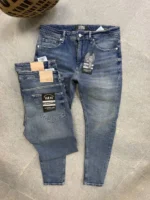 Men’s Slim Fit Blue Denim Jeans – ZACSTORE