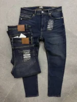 Men’s Dark Blue Skinny Jeans | ZACSTORE – Image 5