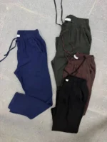 Men's Relaxed Drawstring Linen Blend Pants – Image 20