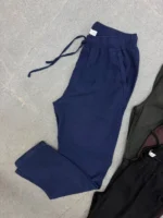 Men's Relaxed Drawstring Linen Blend Pants – Image 22
